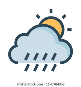 weather color line icon