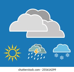weather concept design, vector illustration.