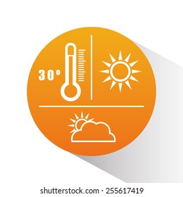 weather concept design, vector illustration.