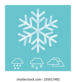 weather concept design, vector illustration.