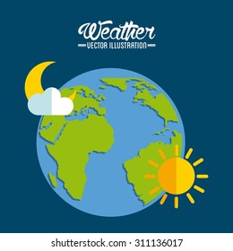 weather concept design, vector illustration eps10 graphic 