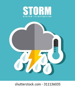 weather concept design, vector illustration eps10 graphic 