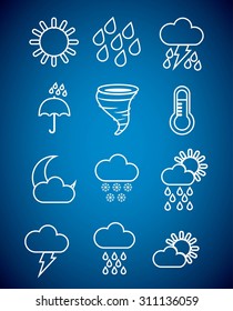 weather concept design, vector illustration eps10 graphic 