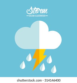 weather concept design, vector illustration eps10 graphic 