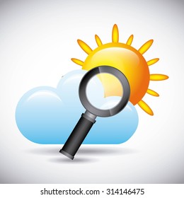 weather concept design, vector illustration eps10 graphic 