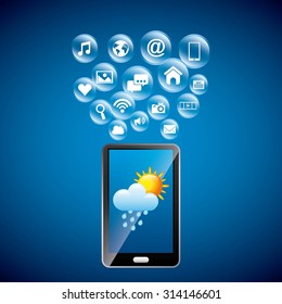 weather concept design, vector illustration eps10 graphic 