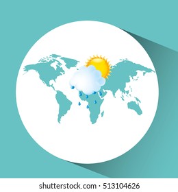 weather concept forecast icon design vector illustration eps 10