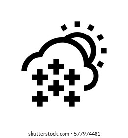 Weather condition mini line, icon, background and graphic. The icon is black and white, linear  flat, vector, pixel perfect, minimal, suitable for web and print. 