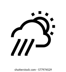 Weather condition mini line, icon, background and graphic. The icon is black and white, linear  flat, vector, pixel perfect, minimal, suitable for web and print. 