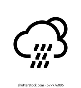 Weather condition mini line, icon, background and graphic. The icon is black and white, linear  flat, vector, pixel perfect, minimal, suitable for web and print. 