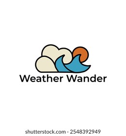 Weather conditions with vector Logo Design