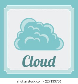 Weather design over blue background, vector illustration