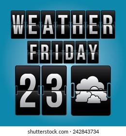 Weather design over blue background, vector illustration.