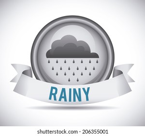 Weather design over gray background, vector illustration