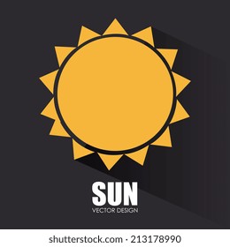 Weather design over gray background, vector illustration