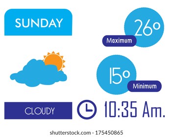 weather design over white background vector illustration 