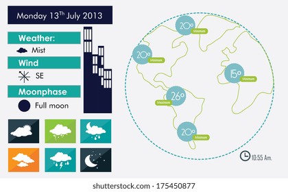 weather design over white  background vector illustration 