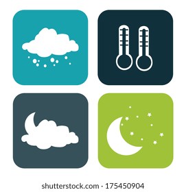 weather design over white  background vector illustration 