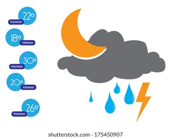 weather design over white background vector illustration 
