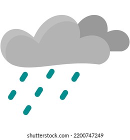 grupo de iconos de clima y desastre creado en un estilo colorido