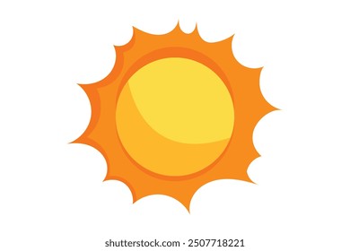 Weather Element Flat Sticker Design