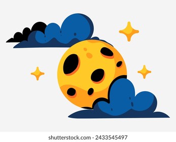 weather element season design with modern illustration climate concept style for atmospheric condition