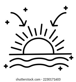 Weather element vector decoration design