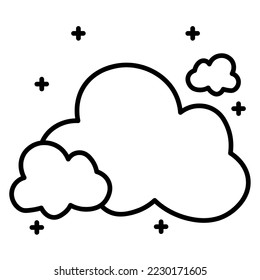 Weather element vector decoration design