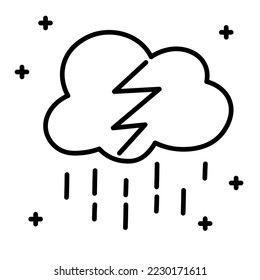 Weather element vector decoration design