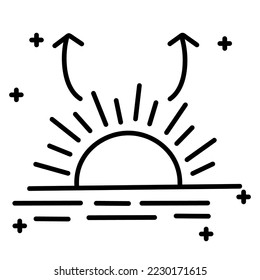 Diseño de decoración vectorial de elementos meteorológicos