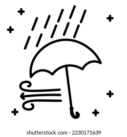 Weather element vector decoration design