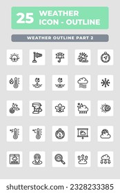weather filled style icon design