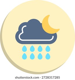 Clima Flat Circle Style Icon