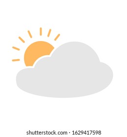 Weather flat icon design vector illustration