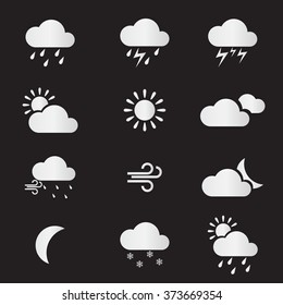 weather flat icons