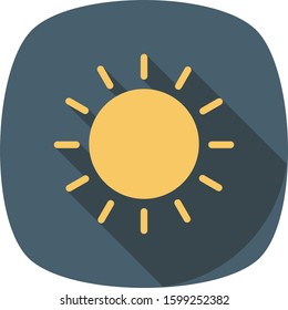 Weather Flat icons for  sunlight &  weather