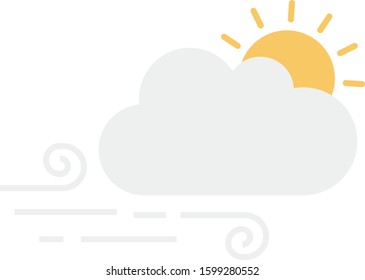 Weather Flat icons for wind  & air 