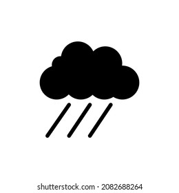 Wetterflache Vektorsymbole. Wettervorhersage-Symbole. Symbol für Wetterzeichen, Symbol, Vektorgrafik.