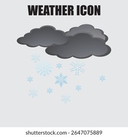 Weather forecast depiction showing rain falling from gray clouds, a simple graphic for meteorological updates.	
