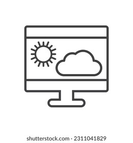 Weather Forecast Icon Computer Sign Symbol