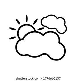 diseño de iconos de previsión meteorológica, colección de estilos de moda plana 