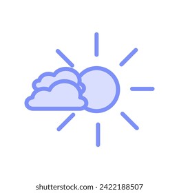 Weather Forecast icon, forecast, weather, icon, prediction duotone line icon, editable vector icon, pixel perfect, illustrator ai file