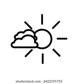 Weather Forecast icon, forecast, weather, icon, prediction line icon, editable vector icon, pixel perfect, illustrator ai file