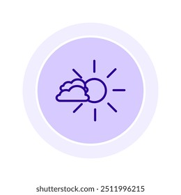 Weather Forecast icon, forecast, weather, icon, prediction line icon, editable vector icon, pixel perfect, illustrator ai file