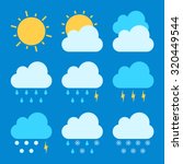 Weather forecast icon sets