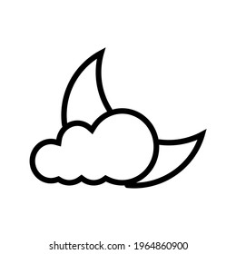 weather forecast icon. with a simple and editable design