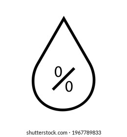 weather forecast icon. with a simple and editable design on white background.
