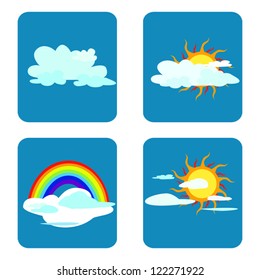 Weather forecast Vector Illustration Part1.