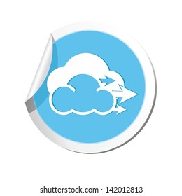 Weather forecast, wind icon