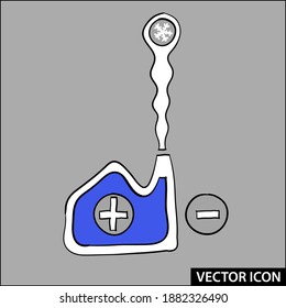 vector de icono de la casa de previsión meteorológica
